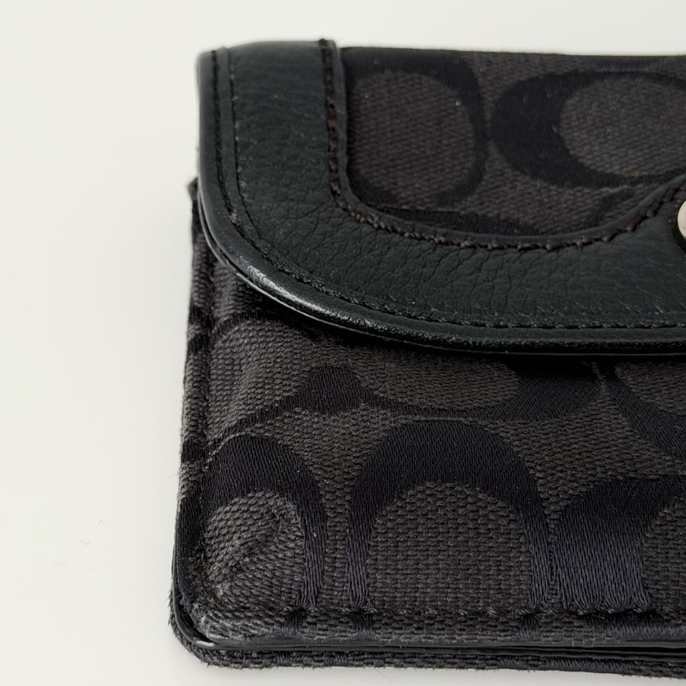 Vintage Coach Signature Turn-lock Wallet Crossbody - Picture 7 of 14